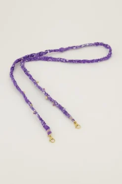 My Jewellery Cordon De Téléphone Bandana Violet Clearance