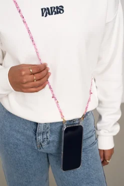 My Jewellery Cordon De Téléphone Bandana Rose Fashion