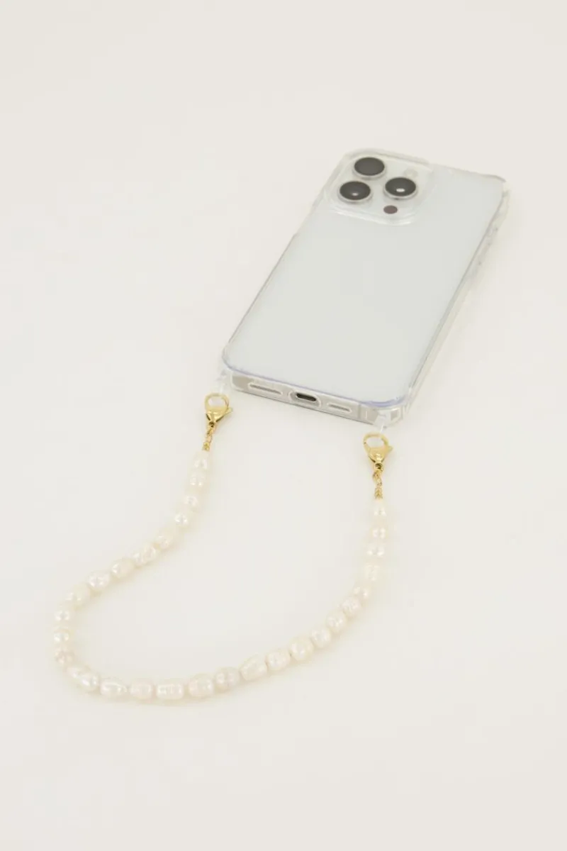 My Jewellery Cordon De Téléphone Court Avec Perles Discount
