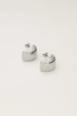 My Jewellery Créoles Avec Nervures Clearance