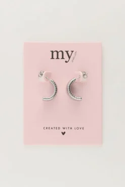 My Jewellery Créoles Avec Nervures Clearance