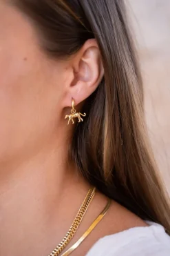 My Jewellery Créoles Avec Panthère Clearance