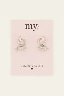 My Jewellery Créoles Avec Panthère Clearance
