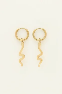 My Jewellery Créoles Avec Pendentif Serpent Discount