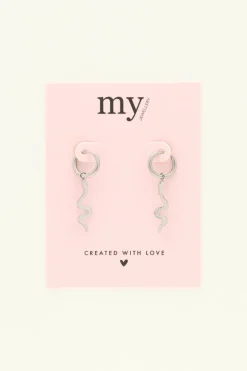 My Jewellery Créoles Avec Pendentif Serpent Discount