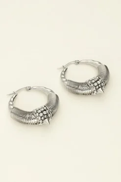 My Jewellery Créoles Bali à Perles Et Strass New