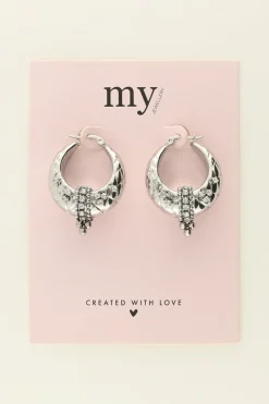 My Jewellery Créoles Bali à Strass Online