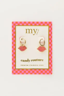My Jewellery Créoles Candy «très Belle» Orange Discount