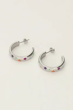 My Jewellery Créoles Candy Avec étoiles Colorées Sale