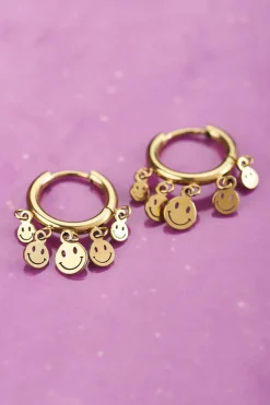 My Jewellery Créoles Candy Smiley Hot