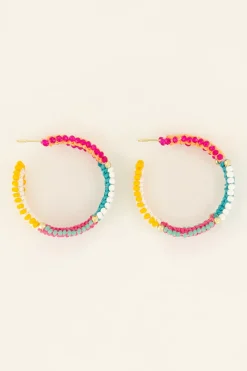 My Jewellery Créoles En Perles Colorées Fashion