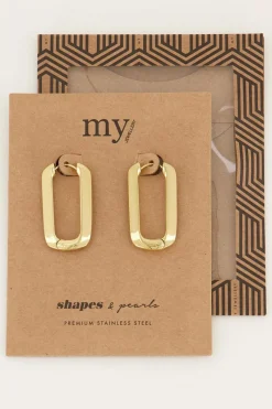 My Jewellery Créoles Rectangulaires Shapes Fashion