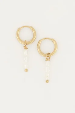 My Jewellery Créoles Trois Perles Clearance