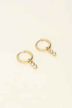 My Jewellery Créoles Trois Pierres Universe New