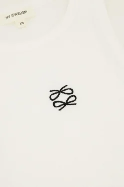 My Jewellery Débardeur Blanc Avec Deux Nœuds Online