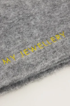 My Jewellery Echarpe Grise Avec Franges Torsadées Online