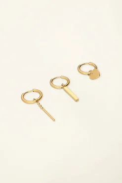 My Jewellery Ensemble De Boucles D'oreilles Coeur New