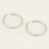 My Jewellery Grandes Boucles D’oreilles à Torsade Discount