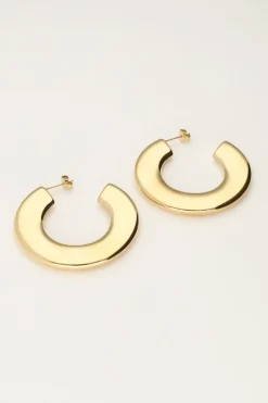 My Jewellery Grandes Boucles D'oreilles Ouvertes Rondes Clearance