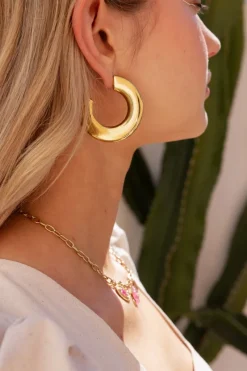 My Jewellery Grandes Boucles D'oreilles Ouvertes Rondes Clearance