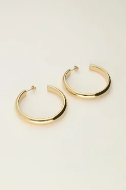 My Jewellery Grandes Demi Créoles Hot