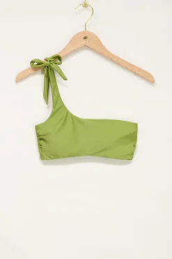 My Jewellery Haut De Bikini Asymétrique Vert Brillant à Noeud Fashion