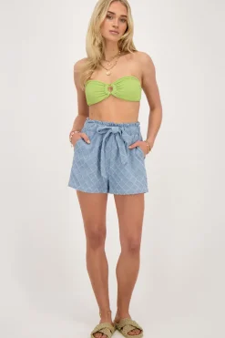 My Jewellery Haut De Bikini Bandeau En Lurex Vert Best
