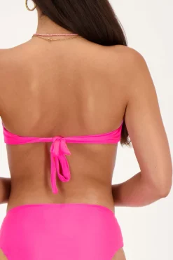 My Jewellery Haut De Bikini Brillant Torsadé Rose Outlet