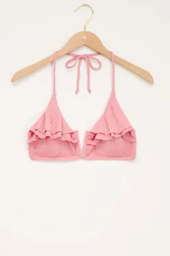 My Jewellery Haut De Bikini Avec Volants Rose clair Hot