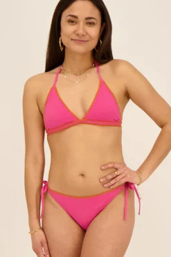 My Jewellery Haut De Bikini Rose Détail Métallisé Fashion