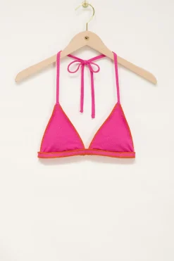 My Jewellery Haut De Bikini Rose Détail Métallisé Fashion