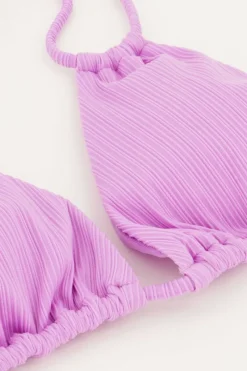 My Jewellery Haut De Bikini Triangle Lilas à Double Bretelles Violet/Violet clair Sale