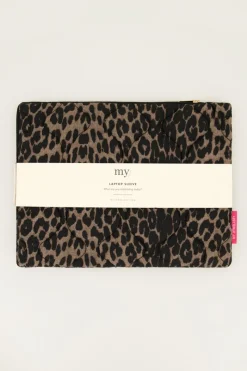 My Jewellery Housse Pour Ordinateur Avec Motif Léopard Fashion