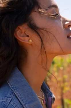 My Jewellery Island Boucles D'oreilles Avec Fleurs Outlet