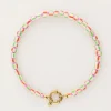 My Jewellery Island Bracelet En Perles Vertes Avec Fermoir Outlet