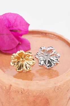 My Jewellery Island Clous D'oreilles Avec Fleur Hot