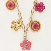 My Jewellery Island Collier Avec 5 Charms Fleurs Discount