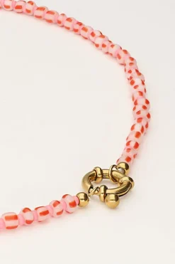 My Jewellery Island Collier De Perles Roses Avec Fermoir Best