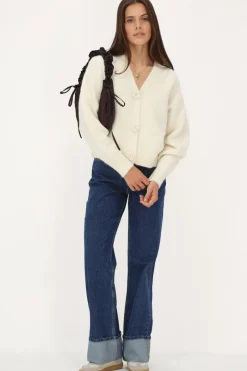My Jewellery Jean Bleu Foncé Avec Jambes Retroussées Outlet