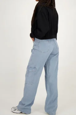 My Jewellery Jean Denim Bleu Cargo Discount