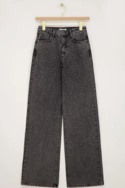 My Jewellery Jean Large Gris Avec Strass Outlet