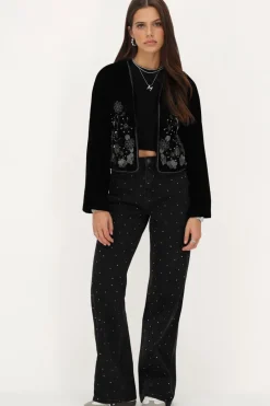 My Jewellery Jean Large Noir Avec Strass Online