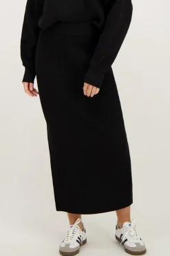 My Jewellery Jupe Midi Noire Fendue Clearance