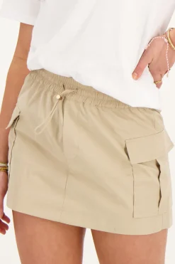 My Jewellery Jupe-short Beige Avec Poches Cargo Clearance