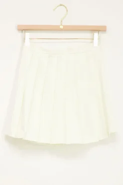 My Jewellery Jupe-short he Plissée Blanc Hot