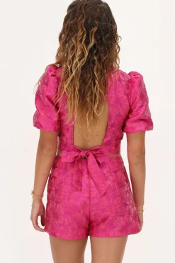 My Jewellery Jupe-short Portefeuille En Jacquard Rose New
