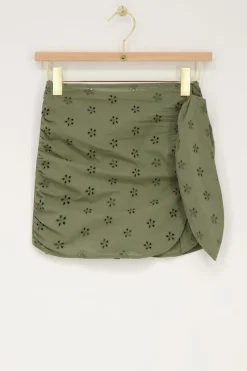 My Jewellery Jupe-short e Avec Broderie Florale Vert Fashion