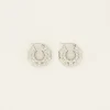 My Jewellery Larges Boucles D’oreilles Tendance Avec Arêtes Côtelées Best