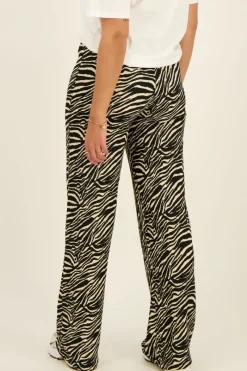 My Jewellery Legging Flare Zébré Noir & Blanc New