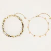 My Jewellery Lot De Bracelets De Cheville Beige Style Tressé Online